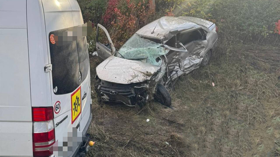 Автобус с 18 детьми попал в ДТП на Ставрополье