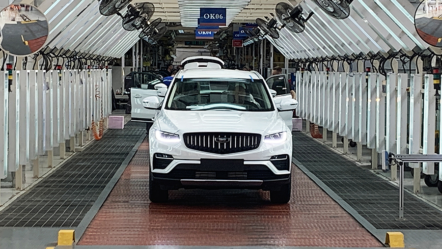 Белорусский Belgee X70 впервые вошел в тройку SUV-бестселлеров в России